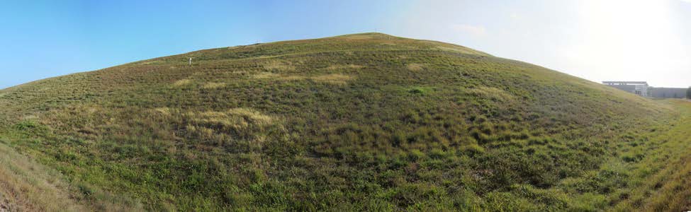 Hill covering Wastewater Treatment Plant