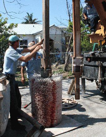 Stormwater maintenance workers