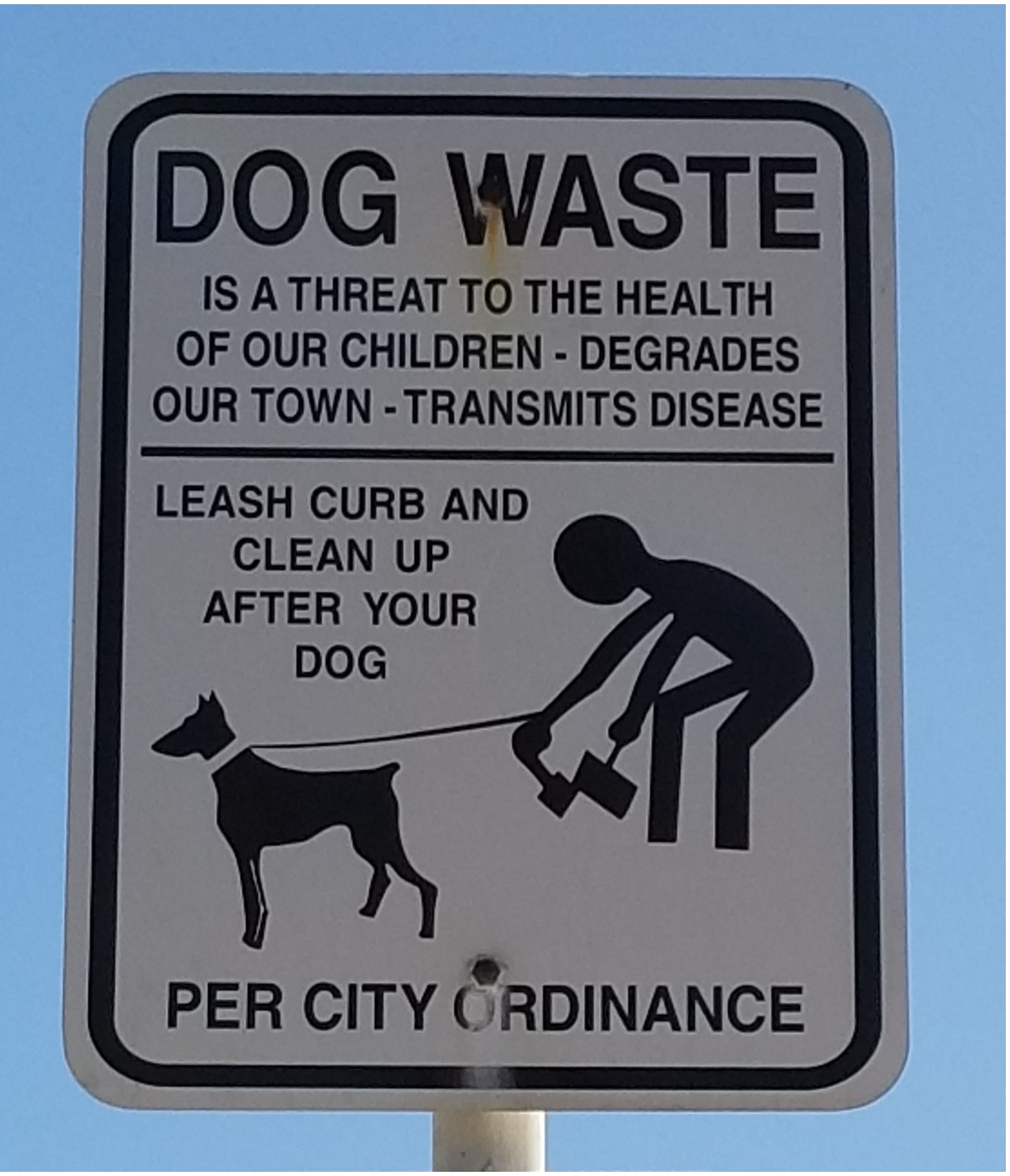 Pick-up Dog Waste Ordinance