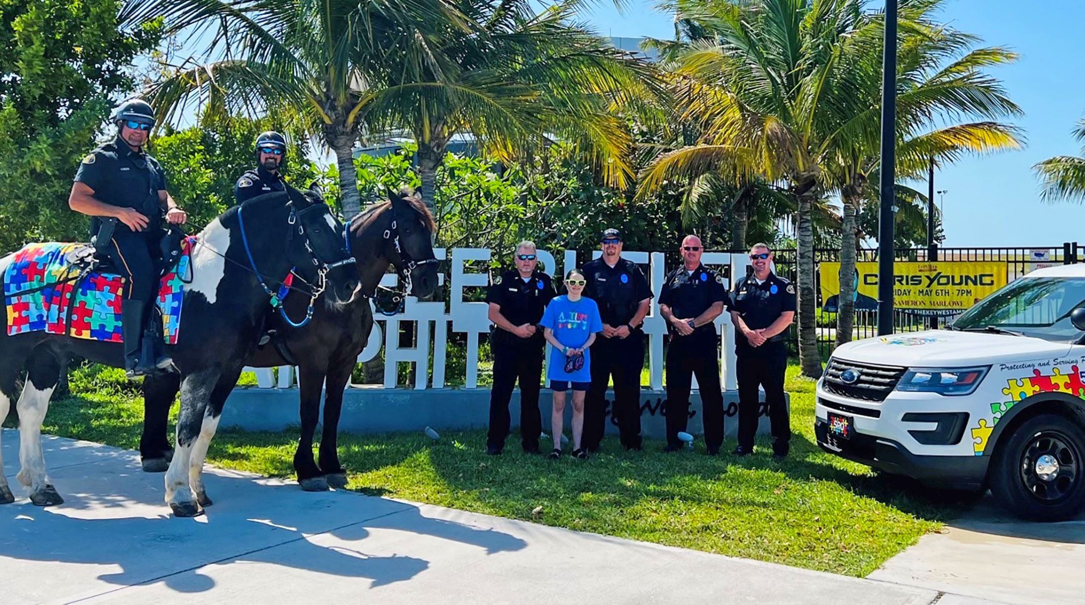 Autism Awareness with KWPD Mounted officers